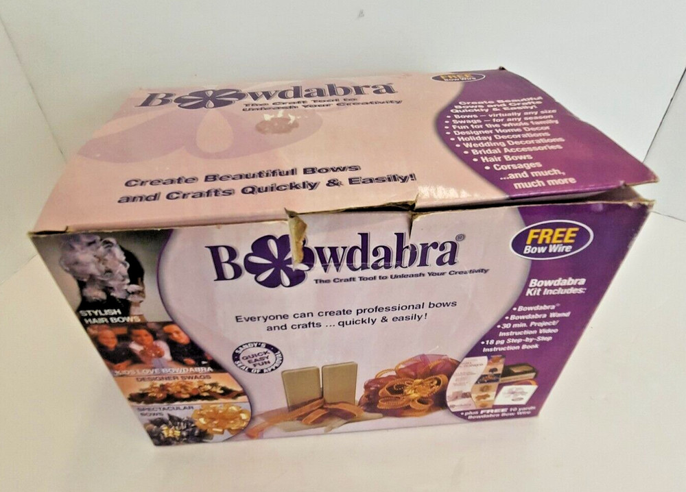 Bowdabra Bow Maker Kit Craft Tool No VHS