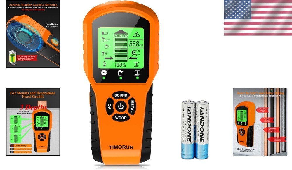 Innovative Wall Scanner with Depth Settings for Precise Home Installations