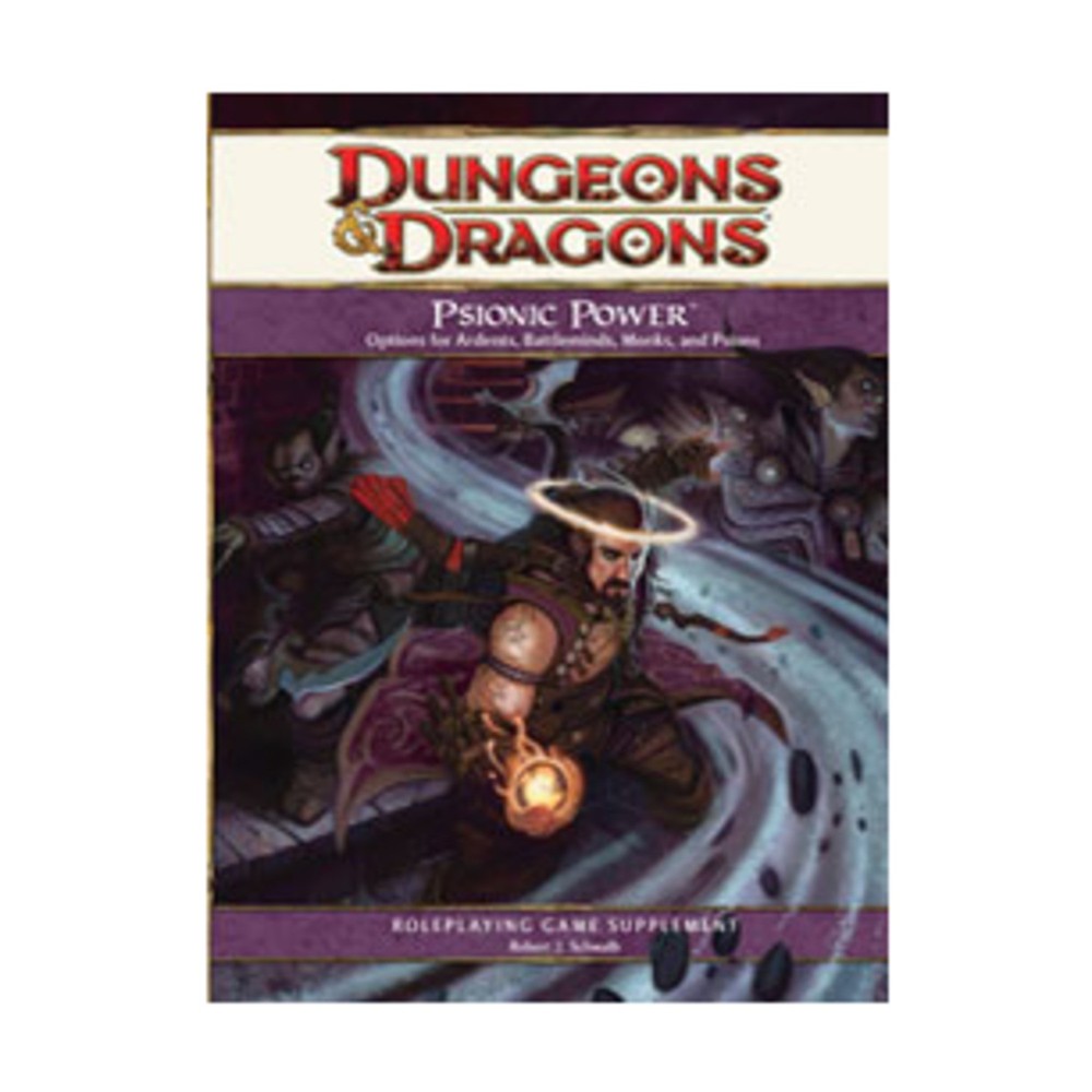 WotC D&D 4e Psionic Power VG+/NM