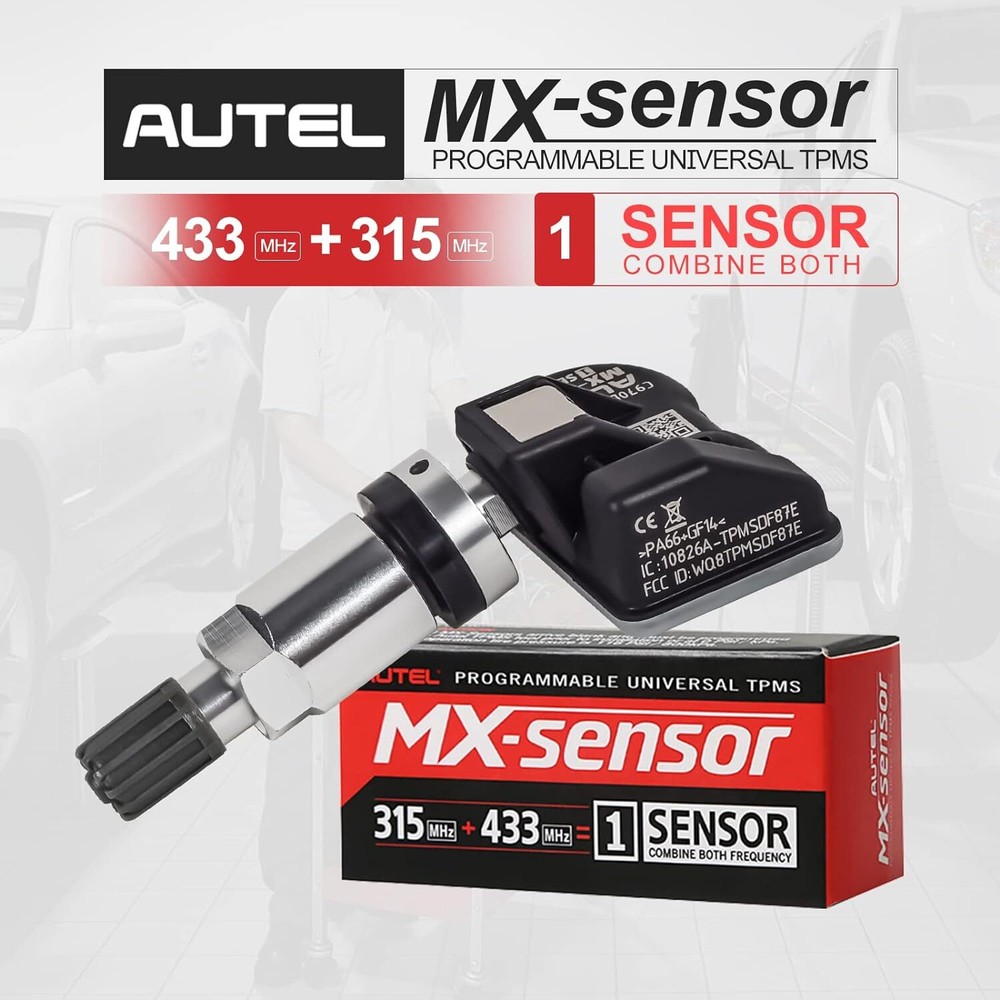 Autel MX-Sensor 2 in 1 Programmable TPMS Sensor for Tire Pressure Tool Universal