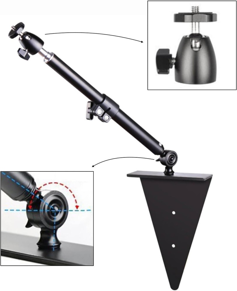 Projector Stand Bed Sofa Invisible Installation, Metal Projector Holder