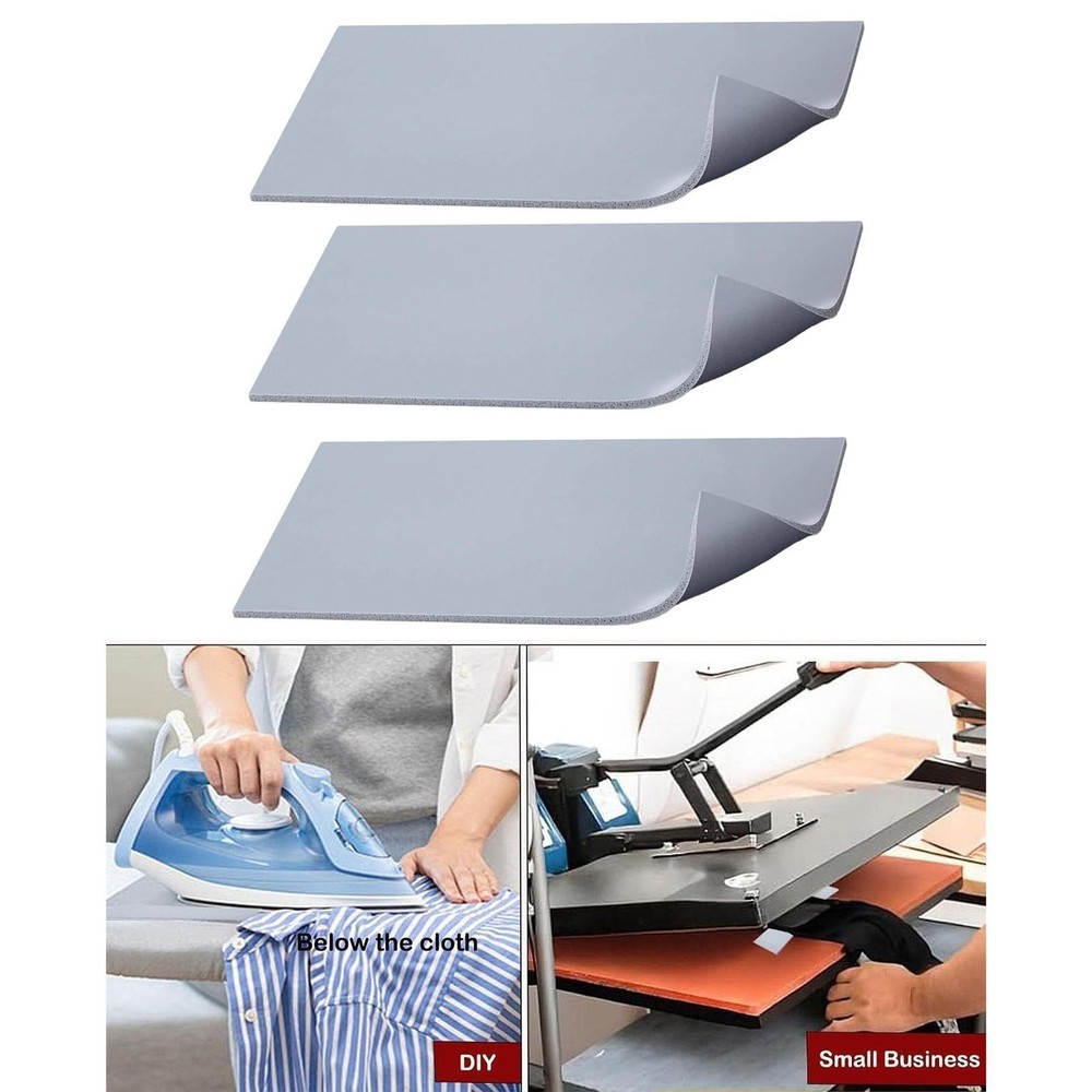 3x Silicone Pads Hat Press Accessories Practical Professional Durability