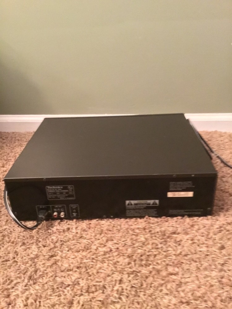 Technics SL-PD6 5 Disc Rotary Changer System No Remote