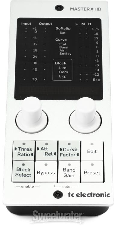 TC Electronic MASTER X HD-DT Multiband Dynamics Processor Plug-in with Dedicated