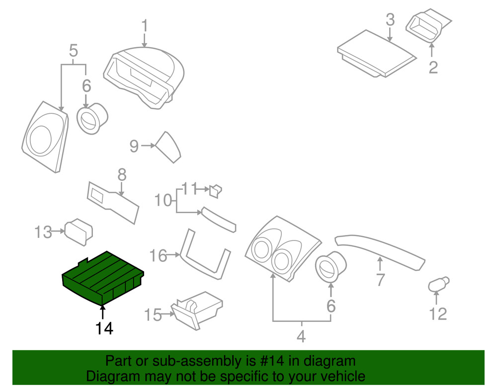 Genuine GM Cup Holder 94566245