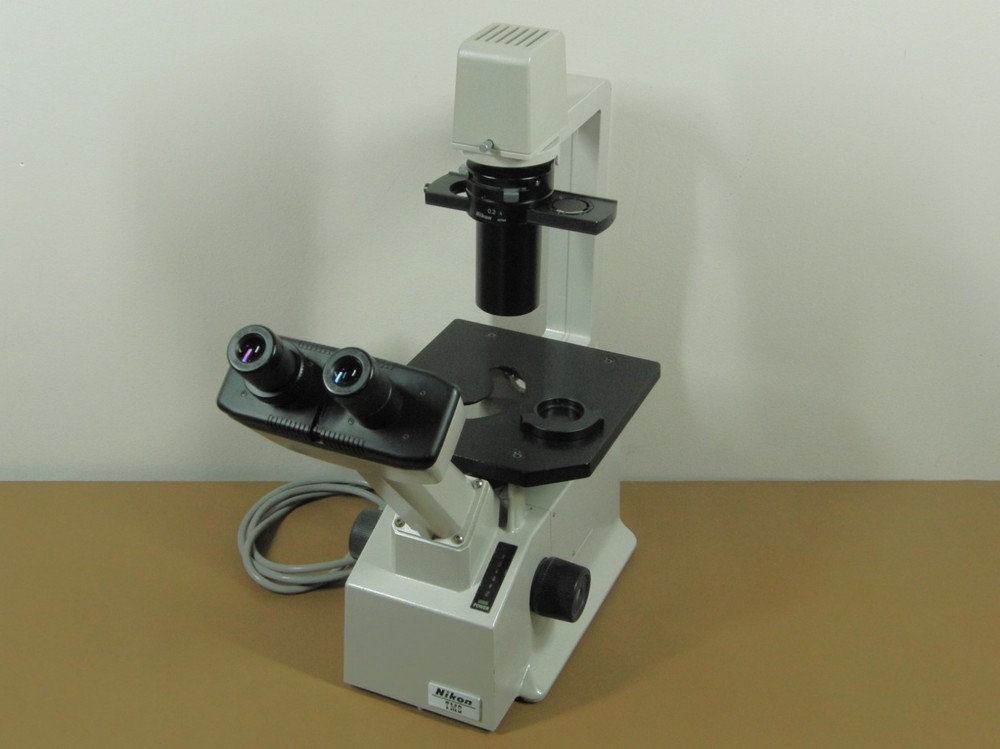 Nikon TMS Inverted Phase Contrast Microscope with (2) x Objectives