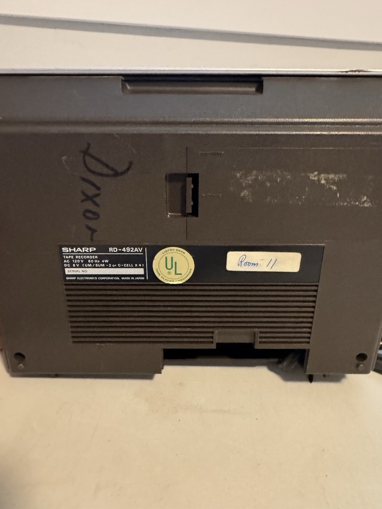Vintage Sharp Tape Recorder RD-492AV TESTED (READ DESCRIPTION)