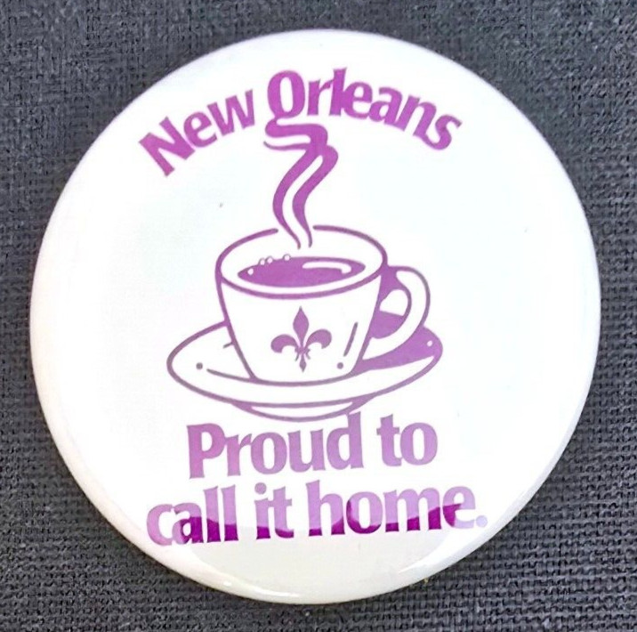Older Souvenir Pinback Button New Orleans