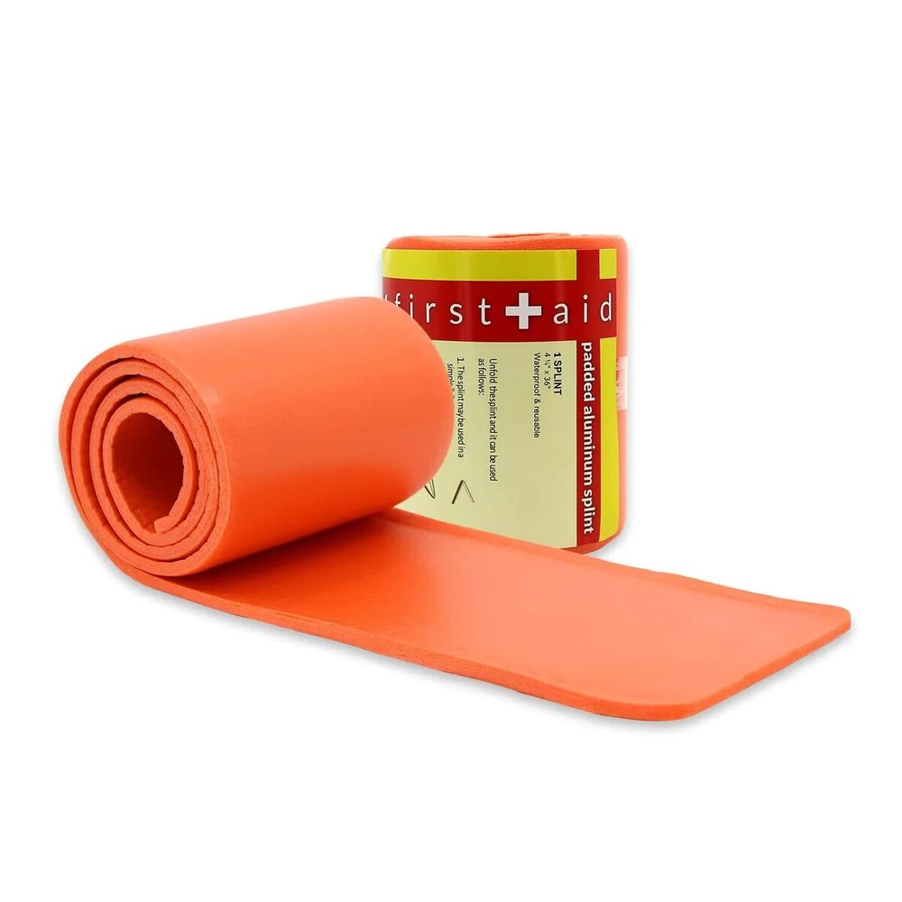 Ever Ready First Aid Universal Aluminum Splint Orange - 36" Rolled