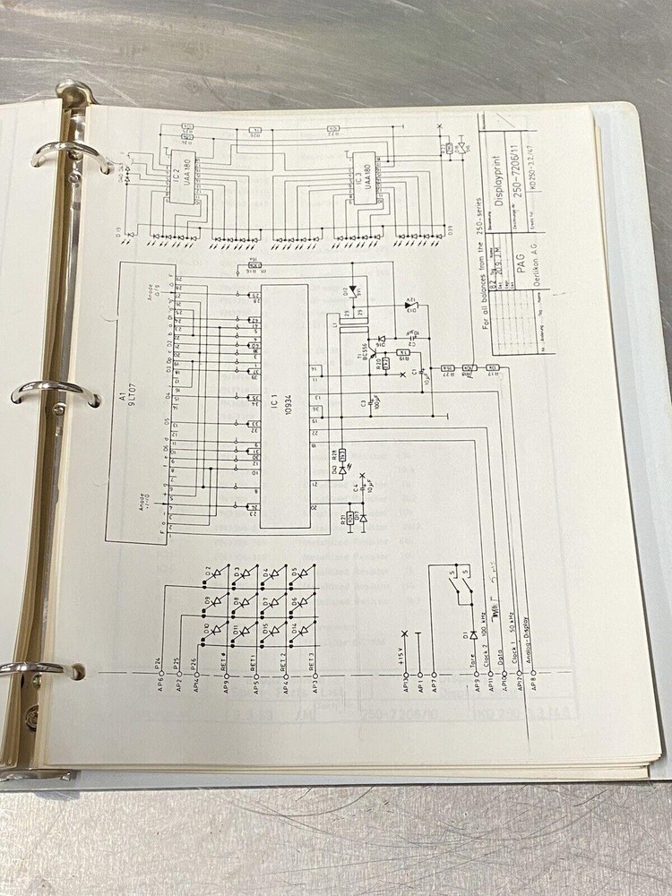 Precisa 250 - Users Guide / Instructions Manual / Book