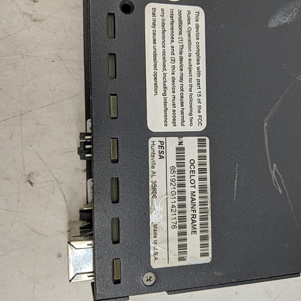 PESA Mainframe Assy Ocelot 3 Analog Video Switch-Untested.
