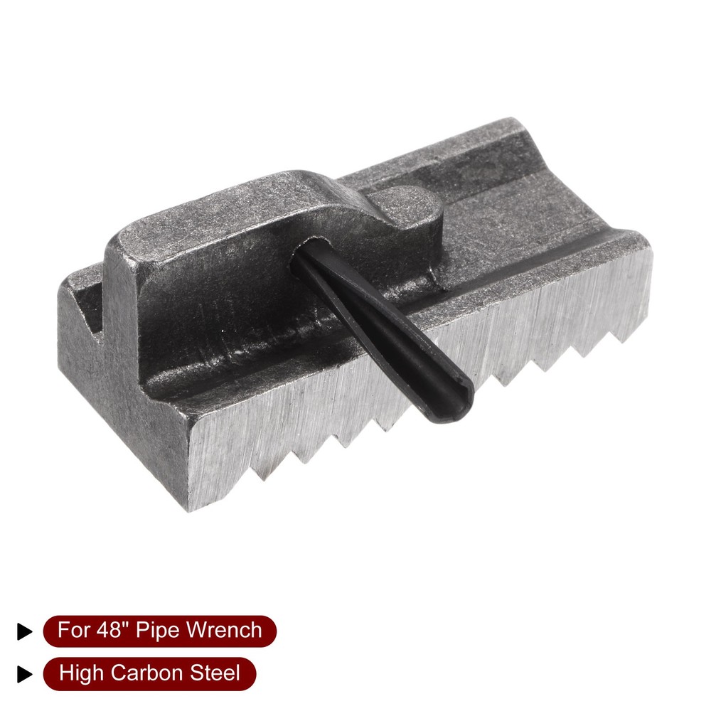 48" Pipe Wrench Heel Jaw with Pin Assembly Replacement
