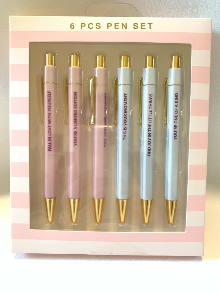 James Burke Collection 6 Piece Pen Sets