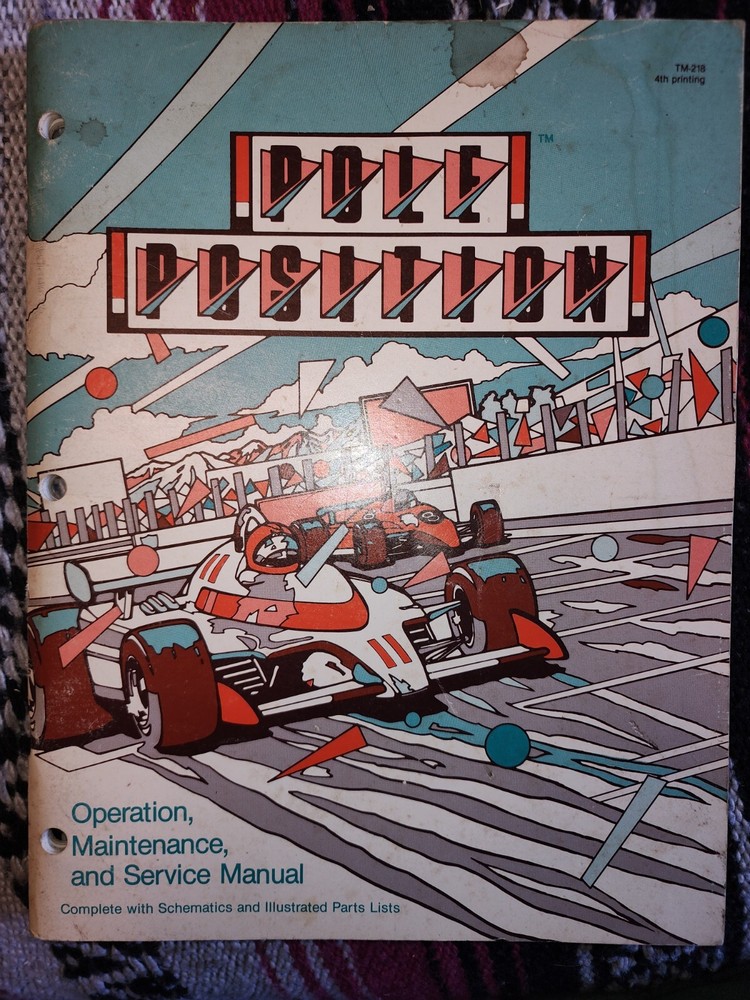 Pole Position Manual & Schematics Arcade