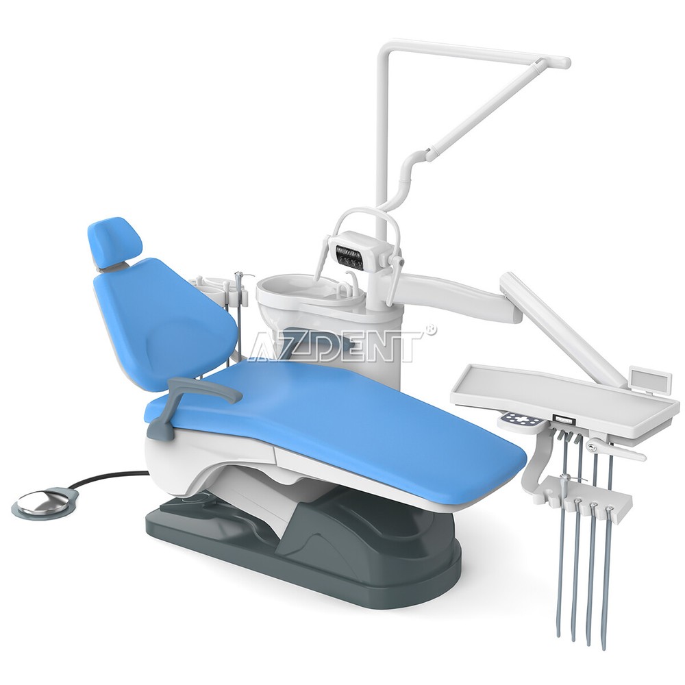 Dental Unit Chair Computer Control+Stool /Portable Suction Unit +Air Compressor