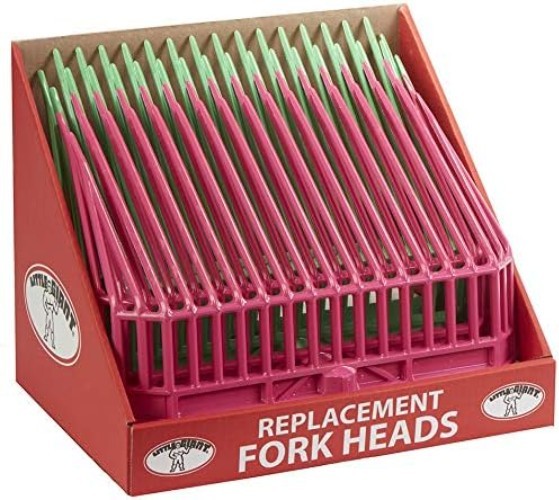 DuraFork Pitch Fork Replacement Heads Multipack Durable Polycarbonate Stable ...