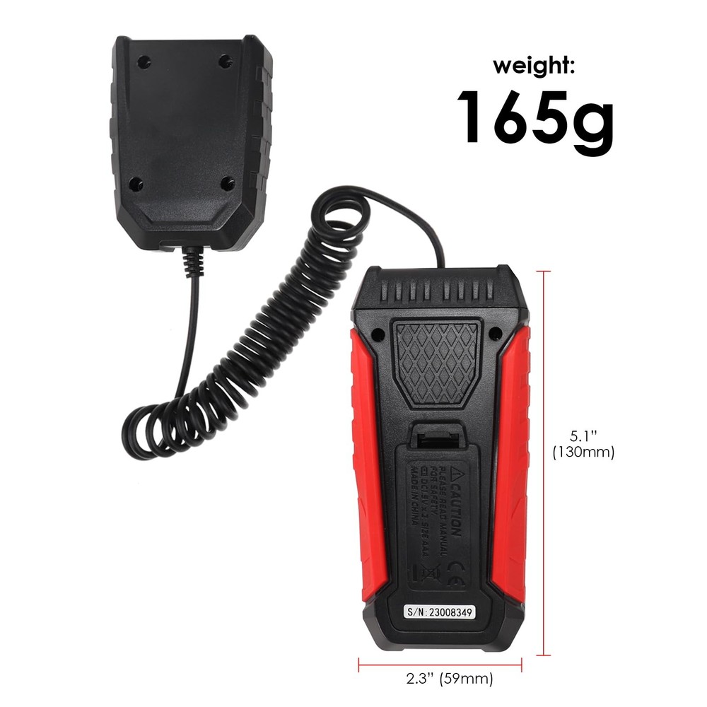 Light Meter Digital Lux Handheld Illuminance 360 Rotating Sensor 0200,000 Range