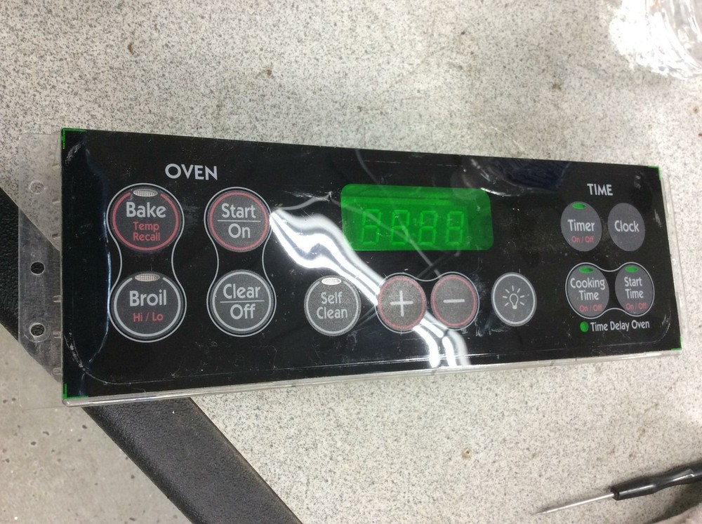 GE Oven Timer Control Board - Black part# 183d8193p002