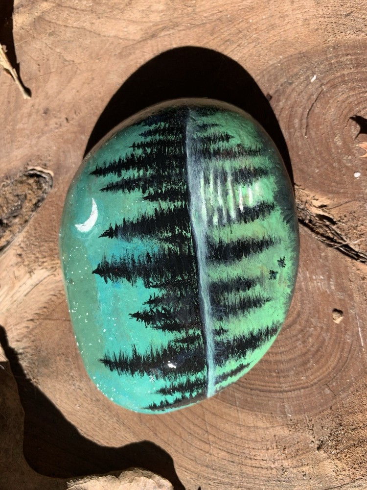 Hand Painted Seasons Rock