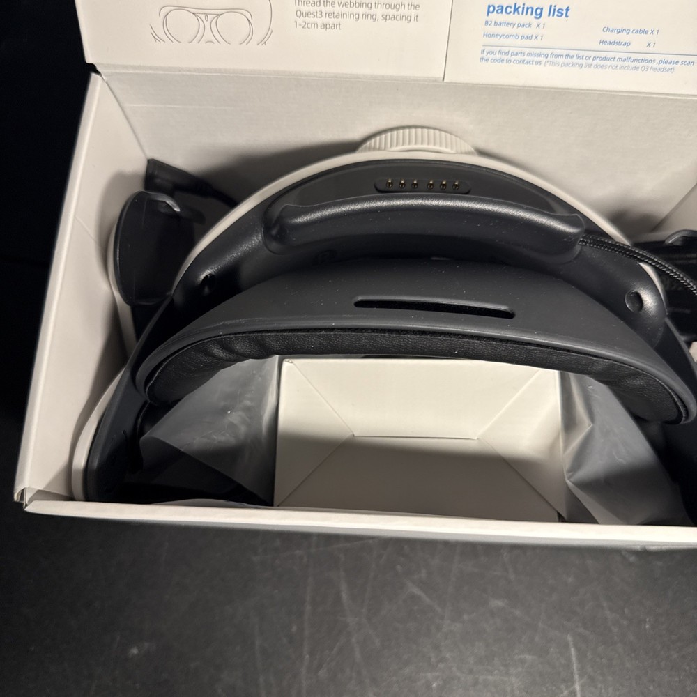 BOBOVR M3 Pro Head Strap Battery Combo Compatible with Meta Quest 3 Strap READ