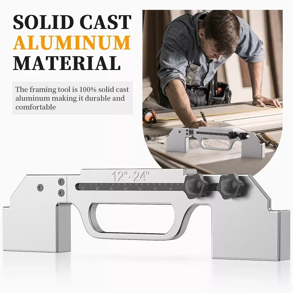 13 IN 1 Framing Tools, 12-24 Inches Framing Stud Layout Tool, Stud Framing Ji...