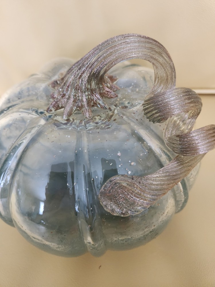 Handblown Glass Pumpkin