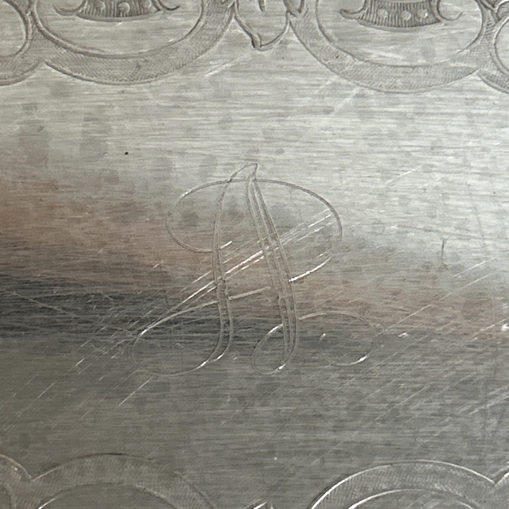 Vintage Oneida OL USA Silver Rectangular Serving Platter