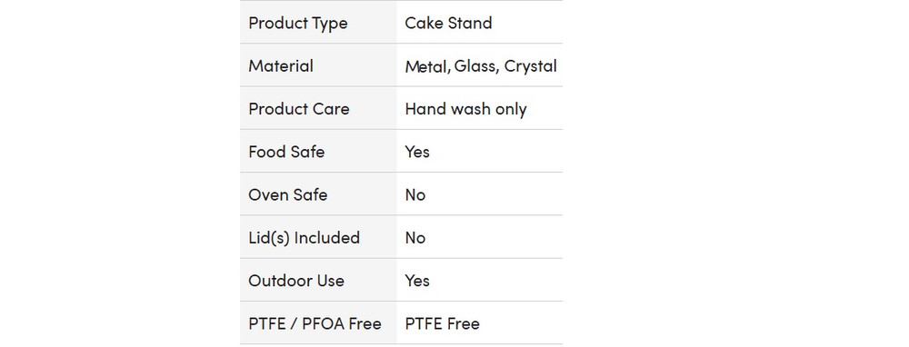 Three-Piece White Dessert Display Set: