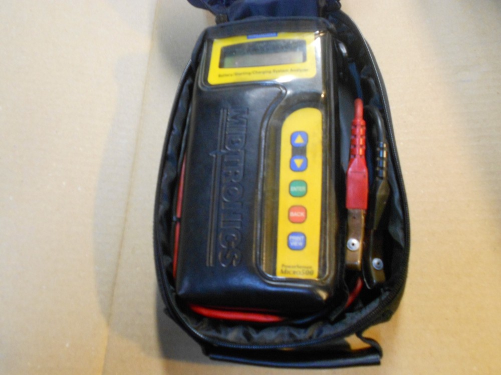 MIDTRONICS POWER SENSOR, MICRO 500, USED, GREAT TOOL FOR TESTING BATTERIES