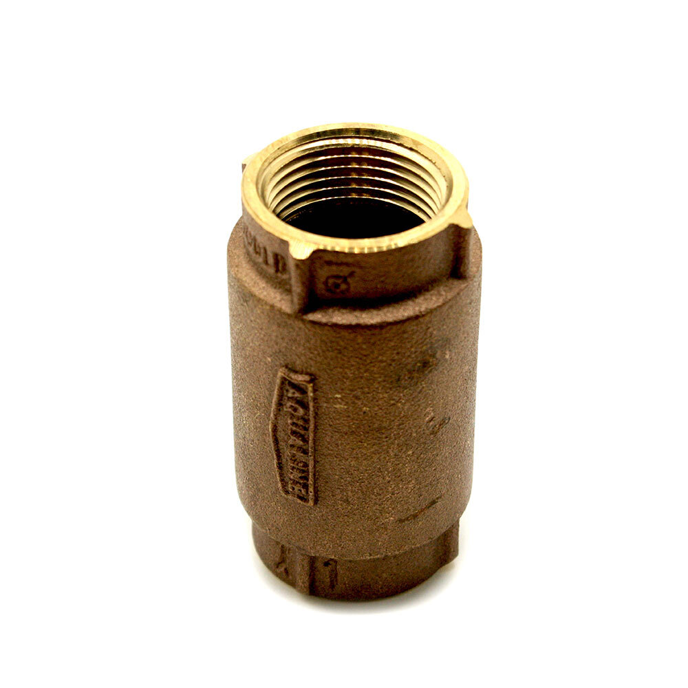 Thrifco 6415401 1/2 Inch Threaded Brass Swing Check Valve