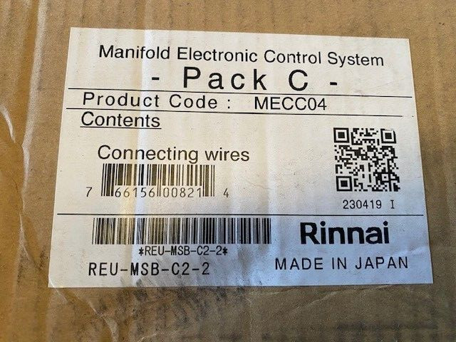 Rinnai REU-MSB-C2-2 MANIFOLD ELECTRONIC CONTROL SYSTEM PACK C