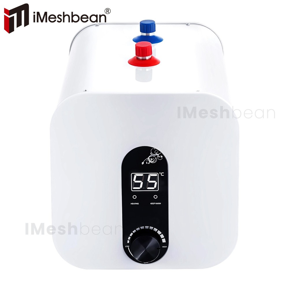 Instant Electric Water Heater Shower Compact 15L/4Gal Mini-Tank Storage RV 110V