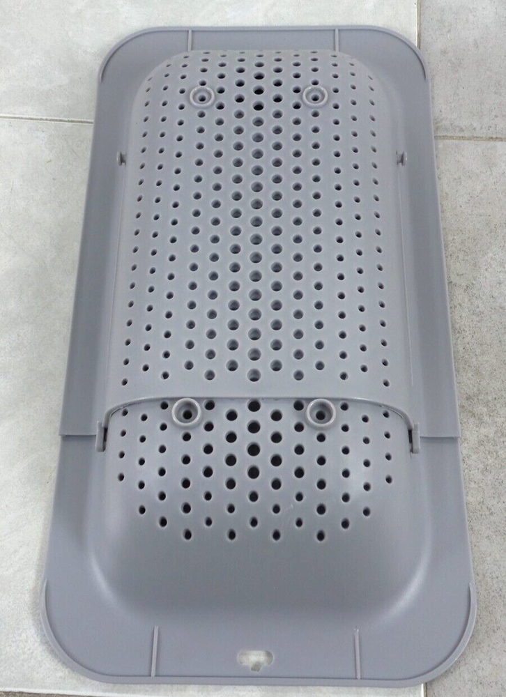 COLLAPSABLE SINK COLANDER AND STRAINER GRAY (O20094-1