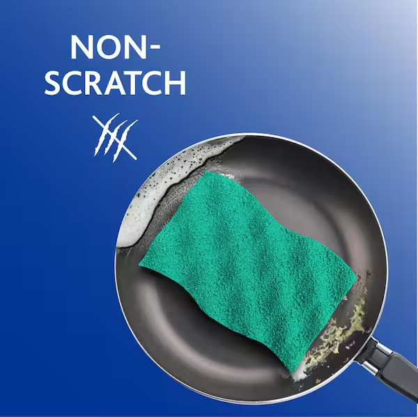 Scrunge Multi-Use Sponges 8 Count No Scratch Durable Design