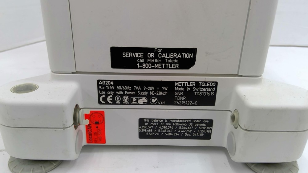 Mettler Toledo AG204 Analytical Balance