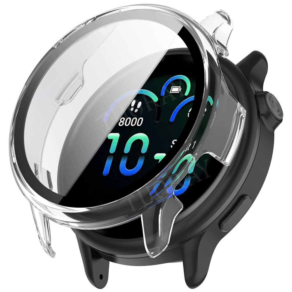 TPU/PC Protector Case For Garmin Vivoactive 6 Smartwatch Screen Protective Cover