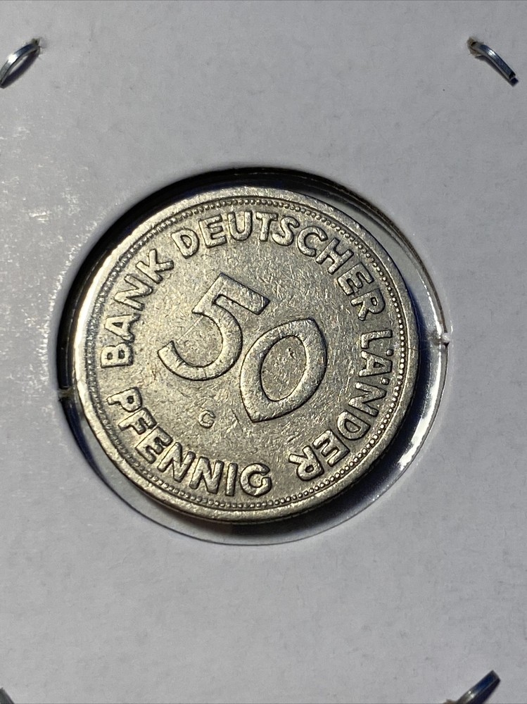1949 Germany 50 Phenning Coin B4