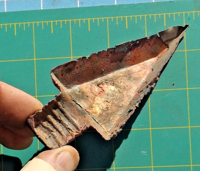 Vintage Anaconda Copper Mining Company Arrowhead Ingot Mold