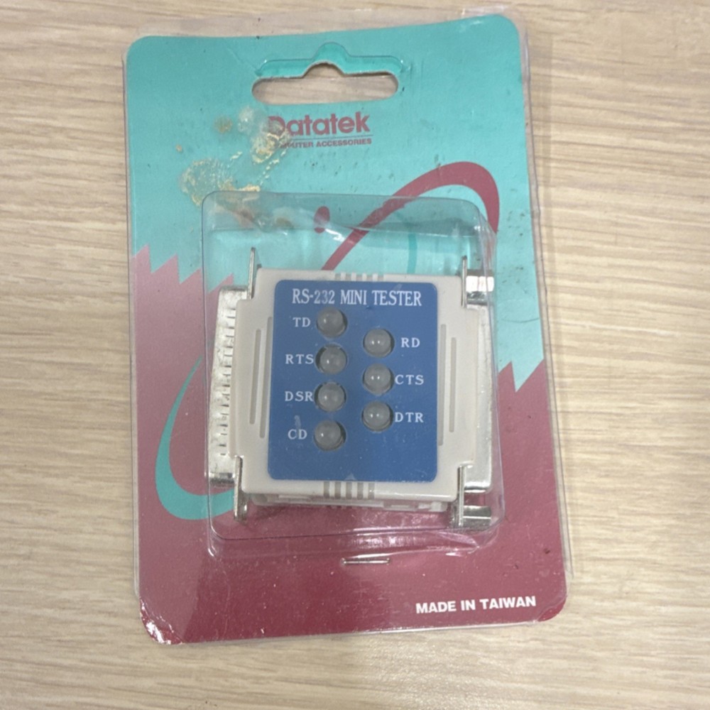 Datatek RS-232 Mini Tester Computer Cable Tester RS232 Connectivity