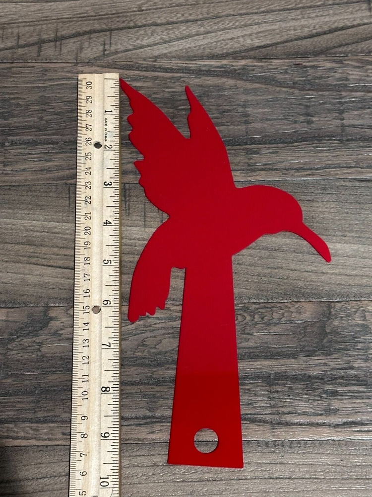Mailbox Flag Replacement Plastic Bird Silhouette Decorative