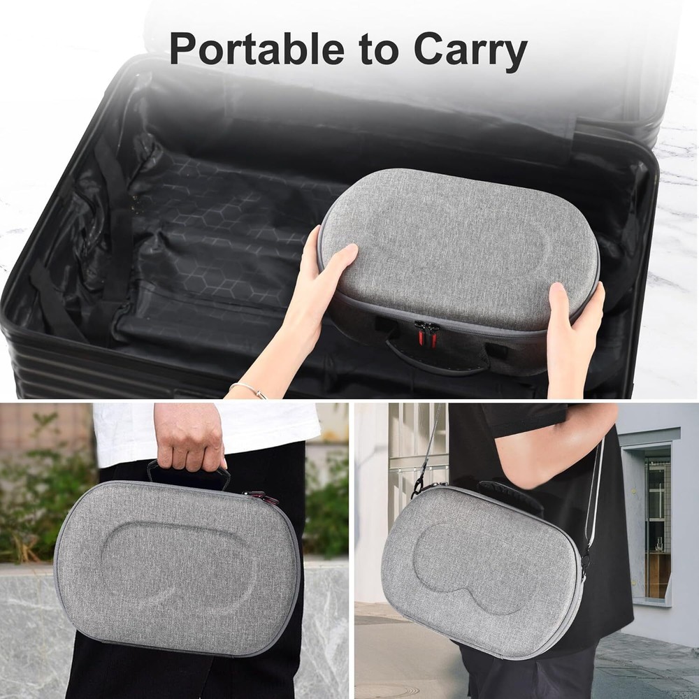 Waterproof Case Storage Bag For Meta Quest 3S With Shoulder Strap Lens Protector