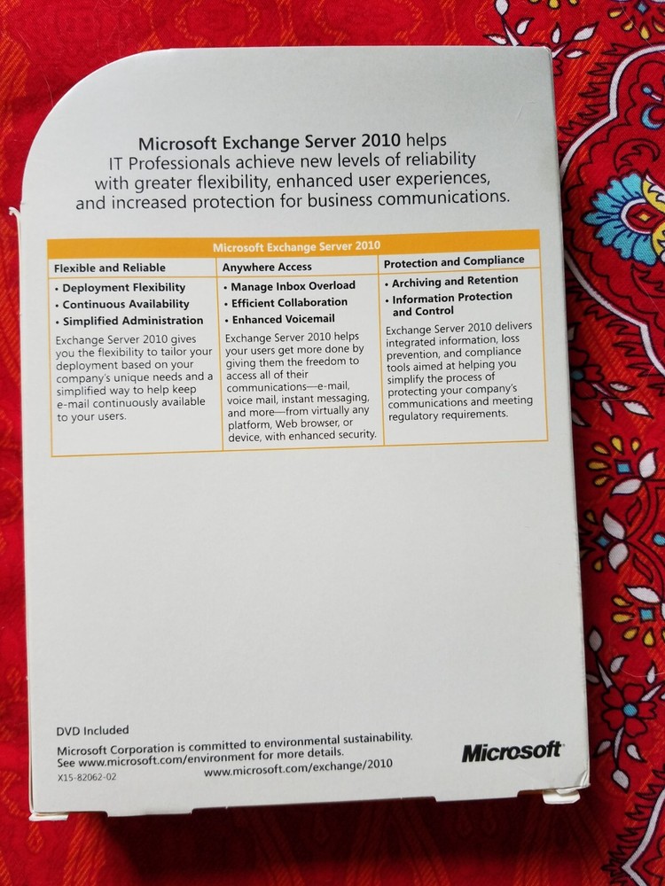 Open Box - 312-03977 Microsoft Windows Exchange Server 2010 Standard 5 CAL