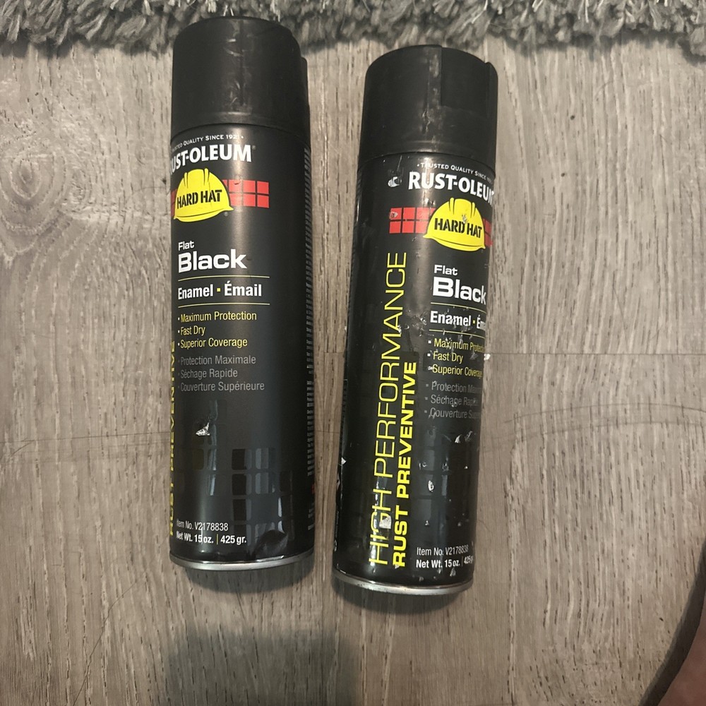 Rust-Oleum Flat Black Enamel Spray