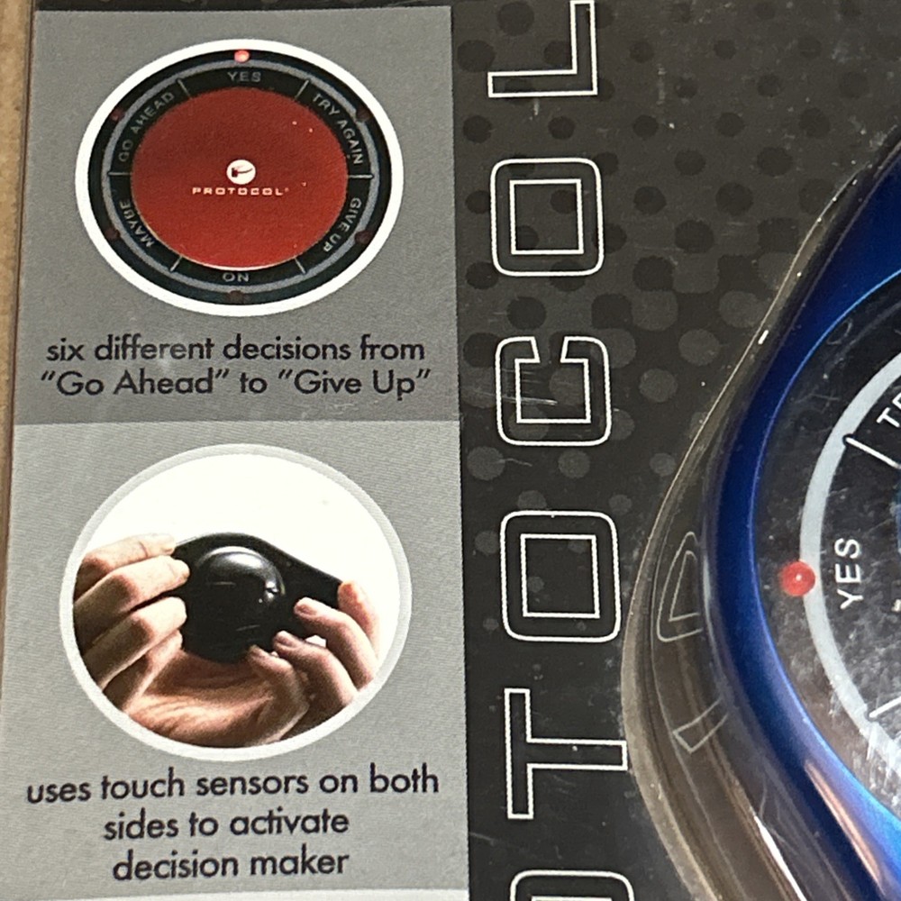Protocol Touch Decision Maker Toy/Novelty