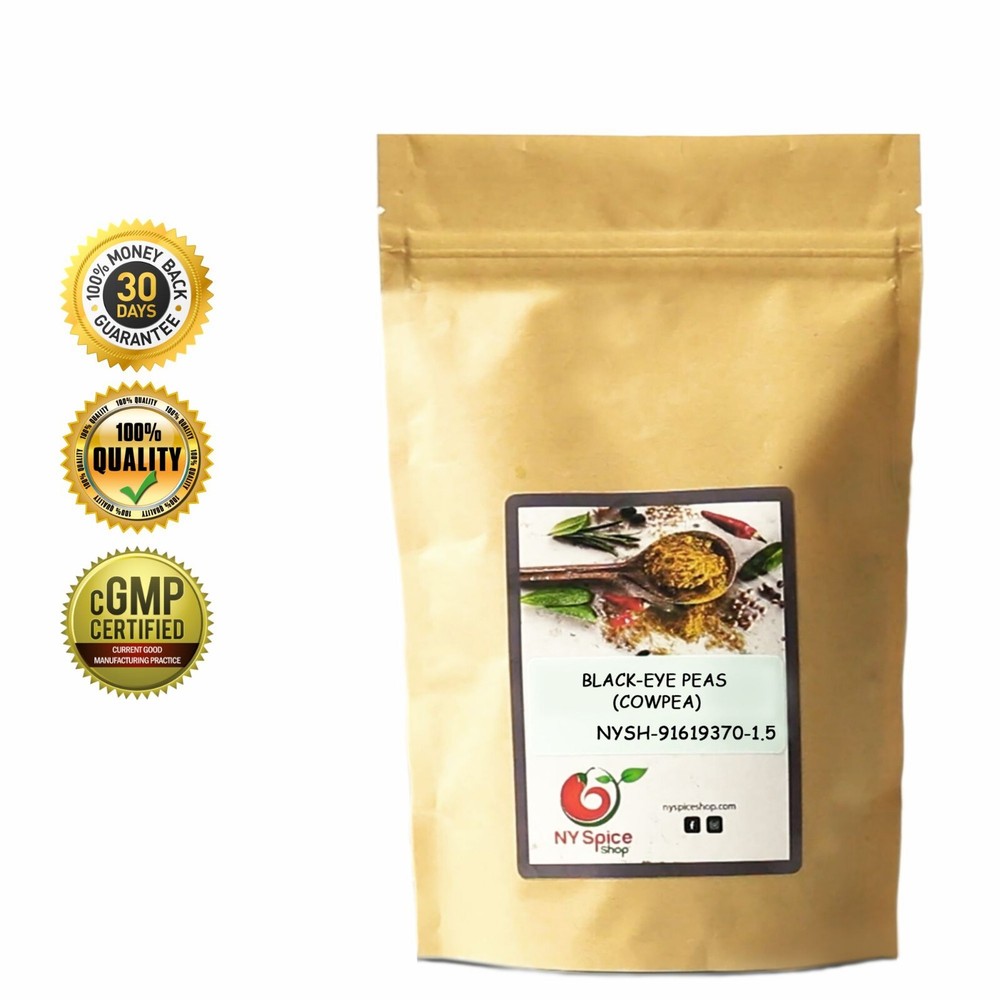 Dried Black Eye Peas 1.5lb-5lb ( Select Quantity From Drop Down )