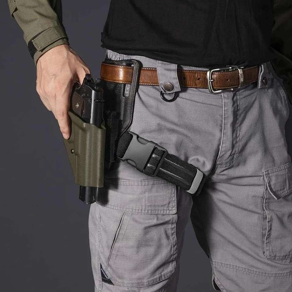 Drop Leg Holster Adapter 2" Mid Ride Belt Loop with Qls Quick Locking System,