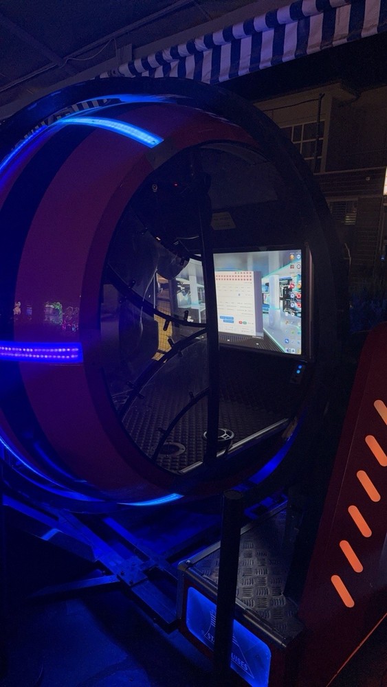 Space Time Shuttle simulator virtual reality arcade