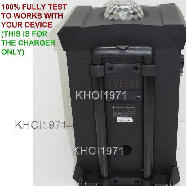 Wall AC adapter power cable for SDL9035 SINGING MACHINE CARNAVAL Karaoke System