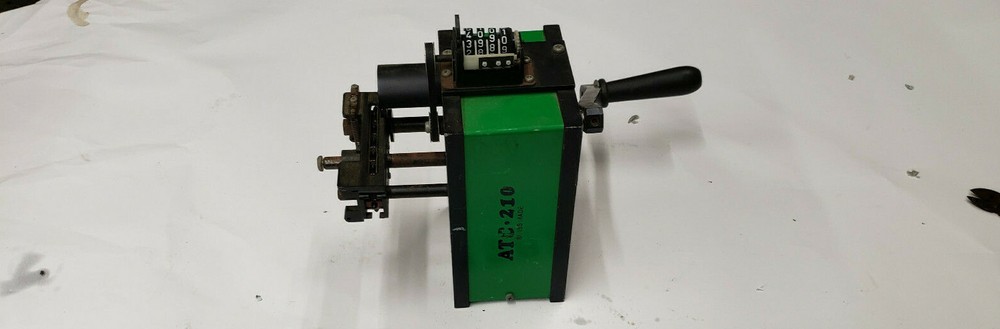 ATC-210 Hand Operator Lead Former with NON-WORKING Counter. PART UNIT ONLY