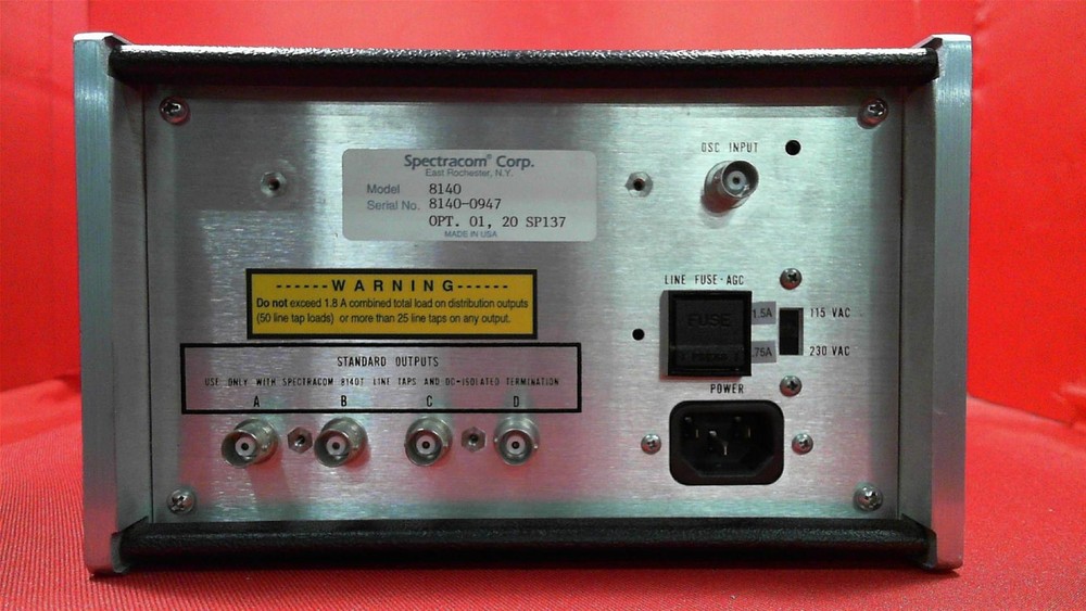 Spectracom 8140 Frequency Distribution Amplifier